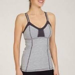 Lululemon Light Up Tank Top Reflective Straps Run Built-In Bra Sz 10